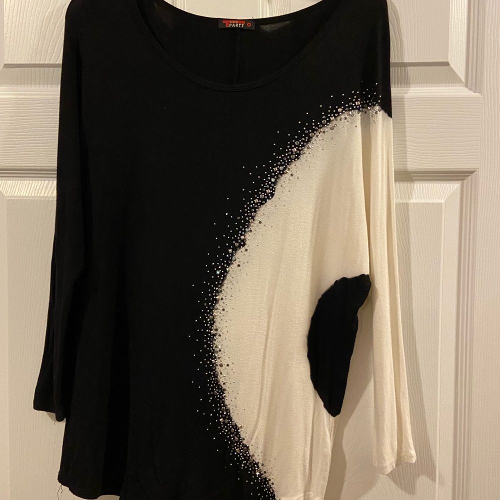 Black and White tunic.